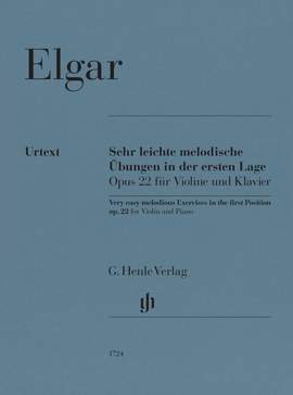 Elgar: Very Easy Melodious Exercises in the First Position Op. 22