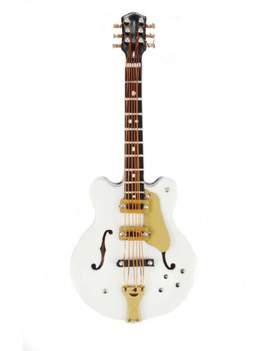 Magnet Electric Guitar white 10 cm