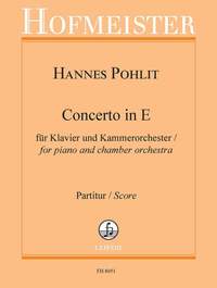 Hannes Pohlit: Concerto in E