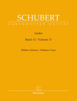 Schubert, Franz: Lieder Medium Voice (Volume 11)