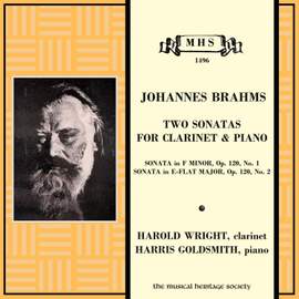 Brahms: Two Sonatas for Clarinet and Piano, Op. 120