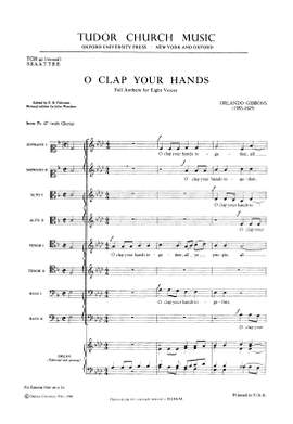 Gibbons, Orlando: O clap your hands