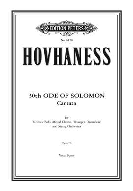Alan Hovhaness: 30th Ode Of Solomon Op.76