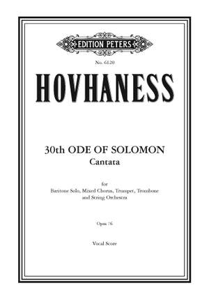Alan Hovhaness: 30th Ode Of Solomon Op.76