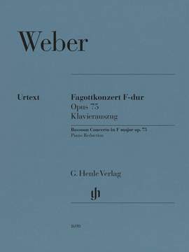 Weber, C M v: Fagottkonzert F-dur F major op. 75