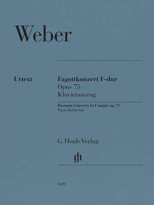 Weber, C M v: Fagottkonzert F-dur F major op. 75