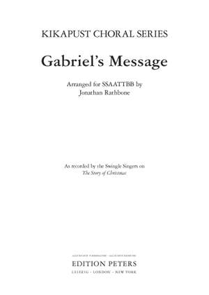 Traditional: Gabriel's Message (The Angel Gabriel)