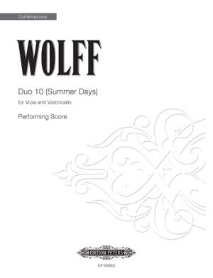 Christian Wolff: Duo 10 (Summer Days)