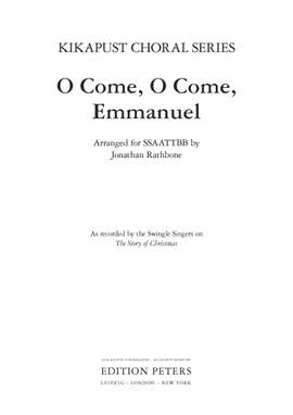 Traditional: O Come, O Come, Emmanuel