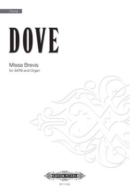 Jonathan Dove: Missa Brevis