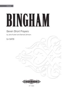 Judith Bingham: Seven Short Prayers