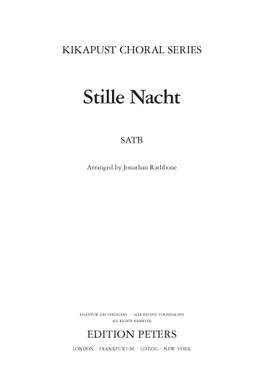 Franz Xaver Gruber: Stille Nacht