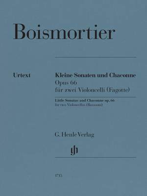 Boismortier, J B d: Kleine Sonaten und Chaconne op. 66