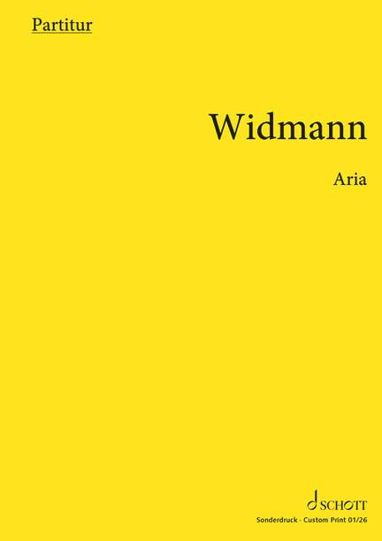 Widmann, Jörg: Aria