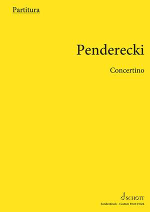 Penderecki, Krzysztof: Concertino