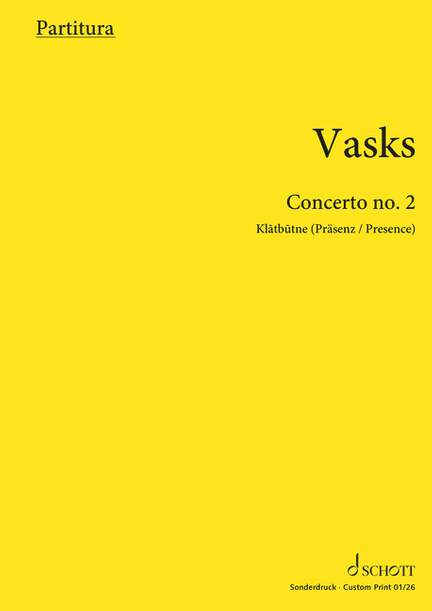 Vasks, Pēteris: Concerto no. 2