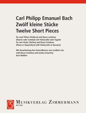 Bach, Carl Philipp Emanuel: Twelve Short Pieces Wq 81