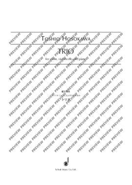 Hosokawa, Toshio: Trio