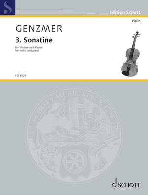 Genzmer, Harald: 3rd Sonatina GeWV 258