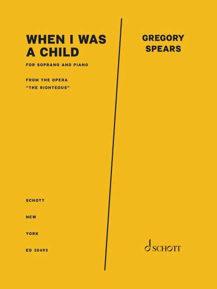 Spears, Gregory: When I was a child