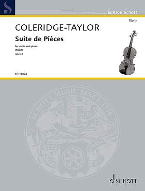 Coleridge-Taylor, Samuel: Cavatina op. 3/2
