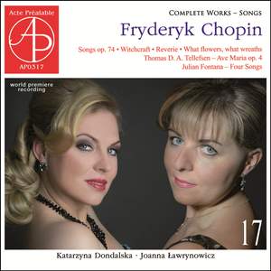 Chopin: Complete Works 17 - Songs