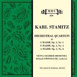 Stamitz: Orchestral Quartets