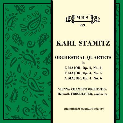 Stamitz: Orchestral Quartets
