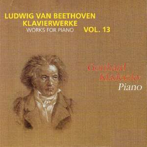 Ludwig van Beethoven - Works for Piano, Vol. 13