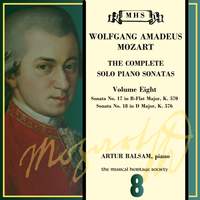 Mozart: The Complete Piano Sonatas, Vol. 8