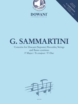 Giuseppe Sammartini: Concerto for Descant Recorder, Strings, B.c. in F