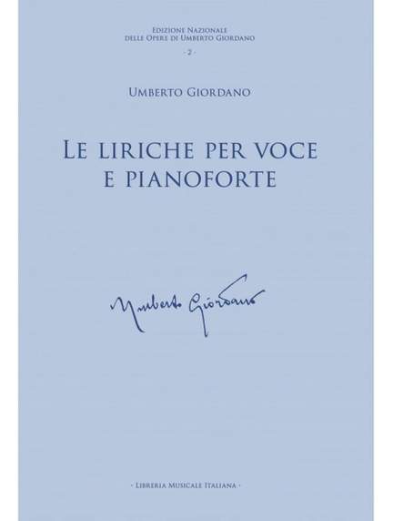 Le Liriche per Voce e Pianoforte