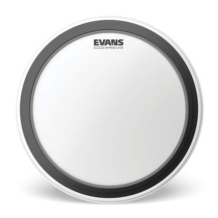 EVANS EMAD UV2 Bass Drumhead, 24 Inch