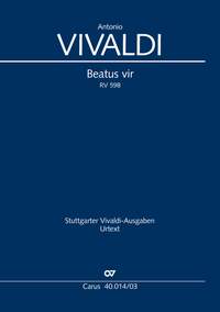 Vivaldi, Antonio: Beatus vir, RV 598