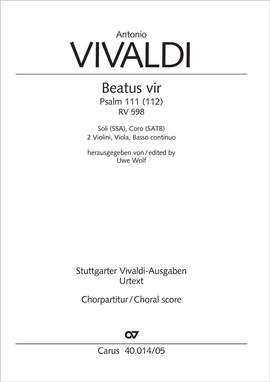 Vivaldi, Antonio: Beatus vir, RV 598