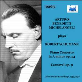 Arturo Benedetti Michelangeli plays Robert Schumann