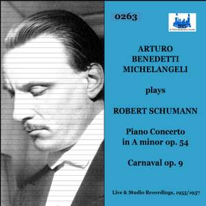 Arturo Benedetti Michelangeli plays Robert Schumann