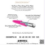 DR Strings Pink Dragon Coated Stainless Steel Bass Medium Multi Scale - 6 String Product Image