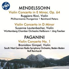 Mendelssohn: Violin Concertos - Paganini: Violin Concerto No. 1