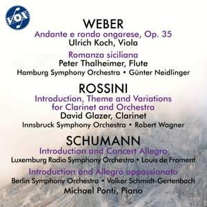 Weber, Rossini & Schumann: Concertos