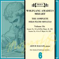 Mozart: The Complete Piano Sonatas, Vol. 6