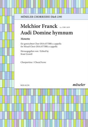 Franck, Melchior: Audi Domine hymnum