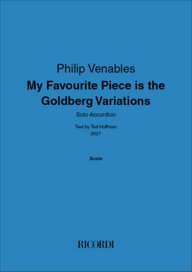 Philip Venables: My Favourite Piece is the Goldberg Variations