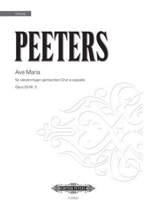 Flor Peeters: Ave Maria Op.63, No.2