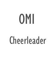 OMI: Cheerleader