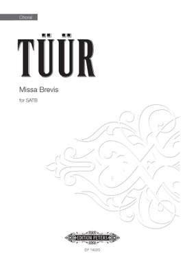 Erkki-Sven Tüür: Missa Brevis