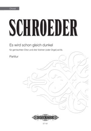 Hermann Schroeder: Es Wird Schon Gleich Dunkel