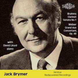 Brahms: Clarinet Sonata No. 1 in F Minor, Op. 120 No. 1 & Weber: Grand duo concertant for Clarinet & Piano, Op. 48