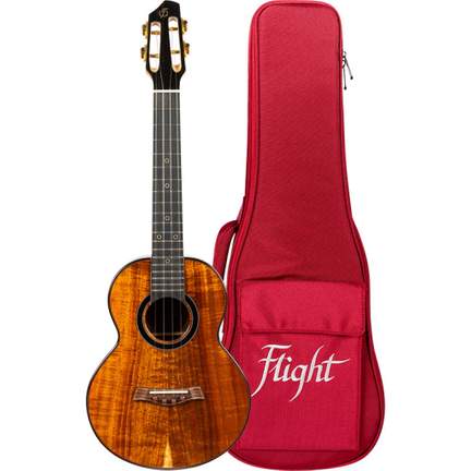 Flight A10 All Solid Tenor Ukulele - Koa