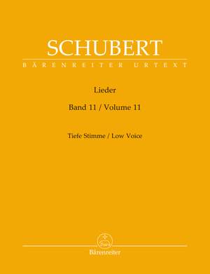Schubert, Franz: Lieder Low Voice (Volume 11)